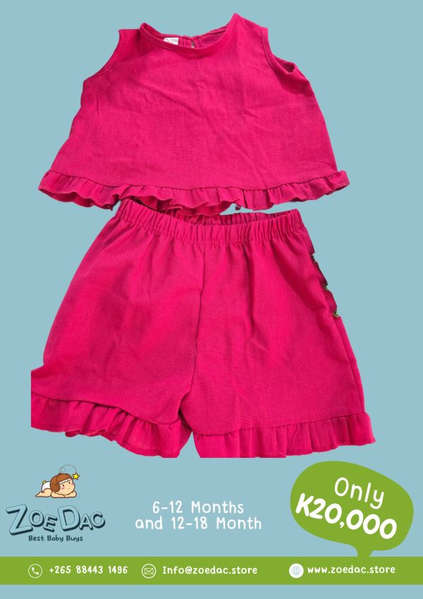 2-Piece Pink Baby Set